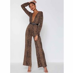 Nasty Gal Snake Jumpsuit